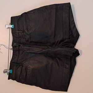 Vintage Express leather shorts